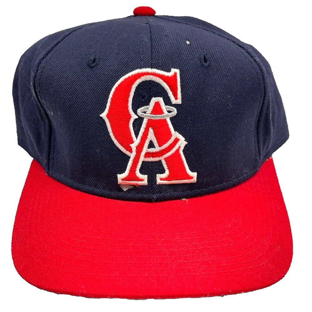 Vintage California Angels Hat Cap Fitted 7 1/4‎ Sports Specialties Wool READ